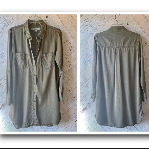Better Days Shirt DressThread & Supply EUC M - Picture 6 of 16